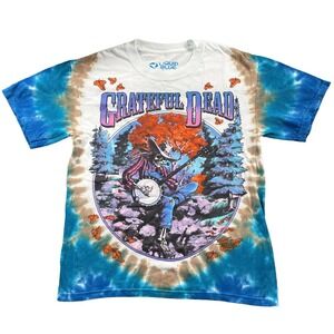 Liquid Blue Grateful Dead Banjo Fall 2000 Tie Dye T-Shirt Size Small EUC Mint